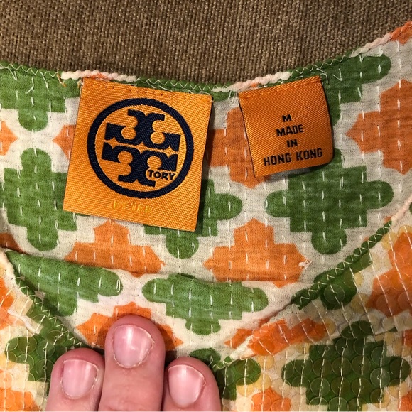 Tory Burch Sequin Tank Top - Picture 5 of 14